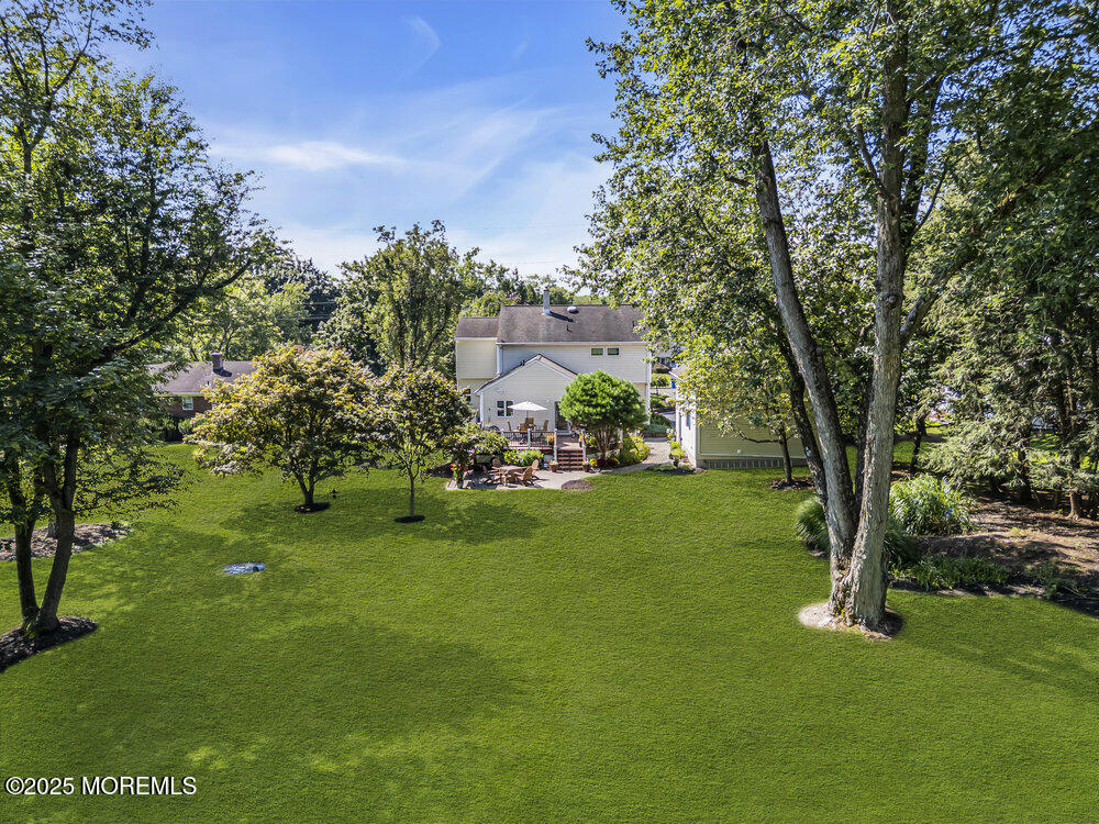 87 Amwell Road Hillsborough, NJ 08844 - Photo 43 of 46 a view of a big yard with plants and large trees