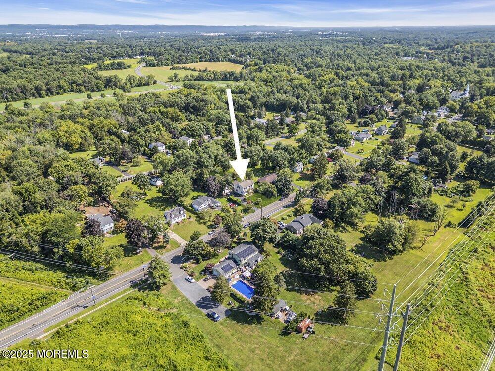 87 Amwell Road Hillsborough, NJ 08844 - Photo 46 of 46 an aerial view of residential houses with outdoor space and trees