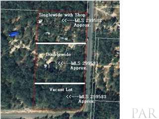 7828 South Airport Road Milton, FL 32583 - Photo 4 of 4 Arial with notes