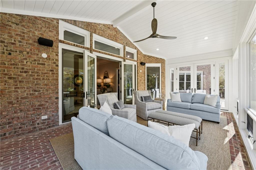2071 Trimleston Road Statham, GA 30666 - Photo 17 of 96 a living room with furniture and a ceiling fan
