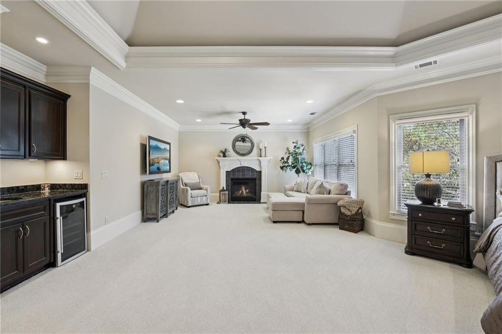 2071 Trimleston Road Statham, GA 30666 - Photo 41 of 96 a living room with furniture and a fireplace