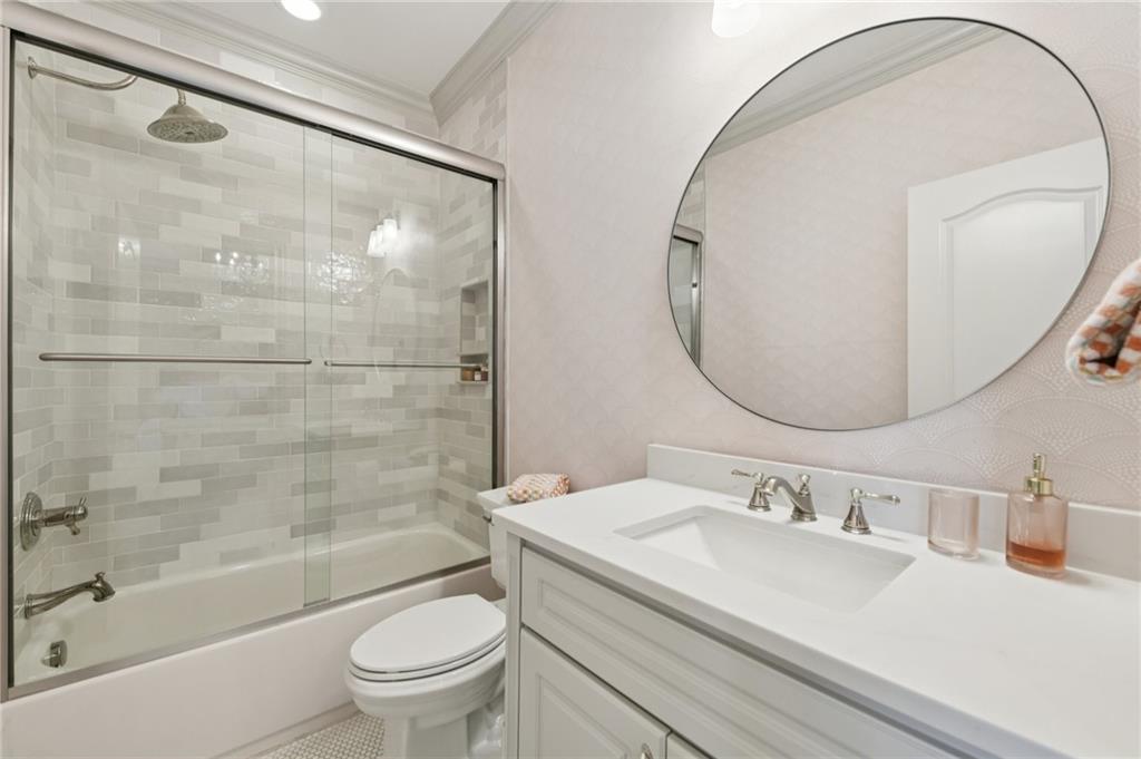 2071 Trimleston Road Statham, GA 30666 - Photo 53 of 96 a bathroom with a sink toilet and shower