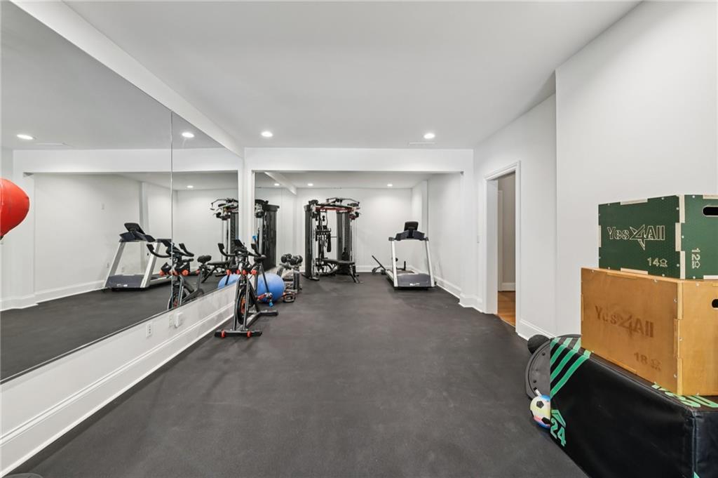 2071 Trimleston Road Statham, GA 30666 - Photo 75 of 96 a view of a room with gym equipment