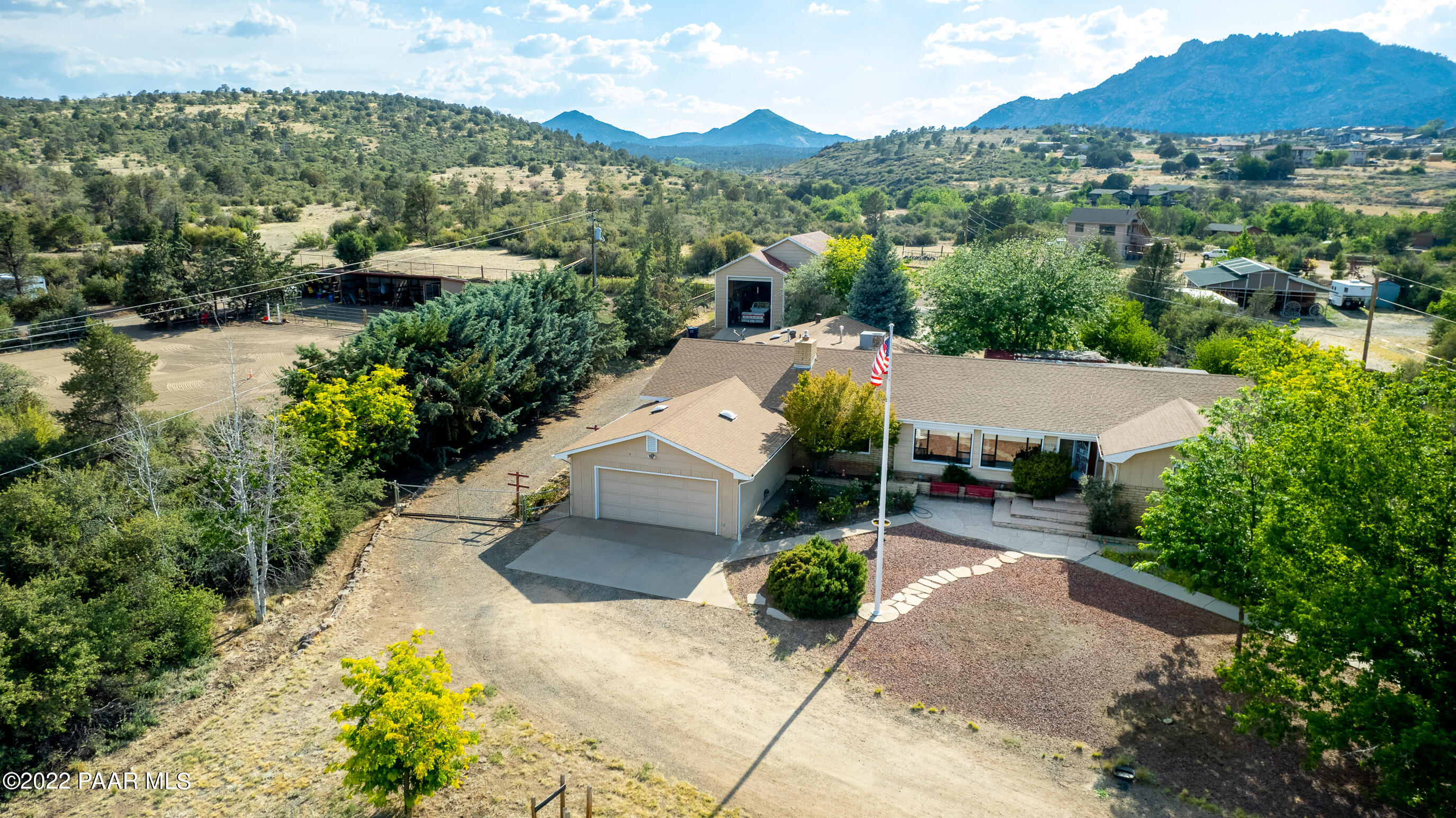 6050 North Williamson Valley Road Prescott, AZ 86305 - Photo 59 of 59 Aerial 2