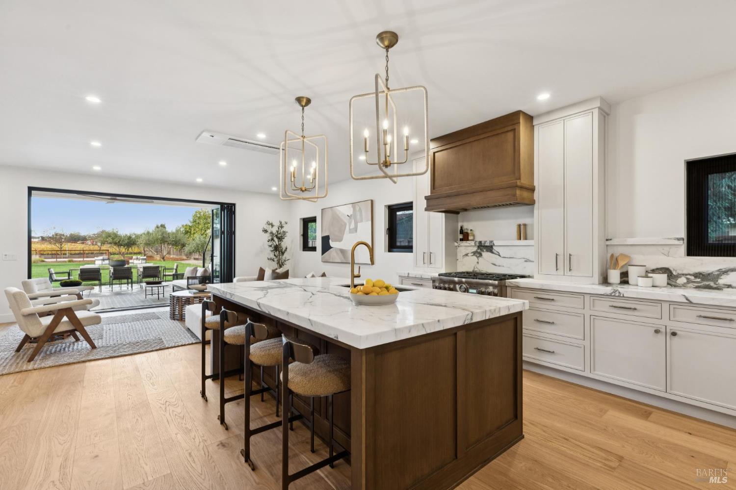 1860 McKinley Road Napa, CA 94558 - Photo 15 of 89 a view of kitchen with cabinets table and chairs