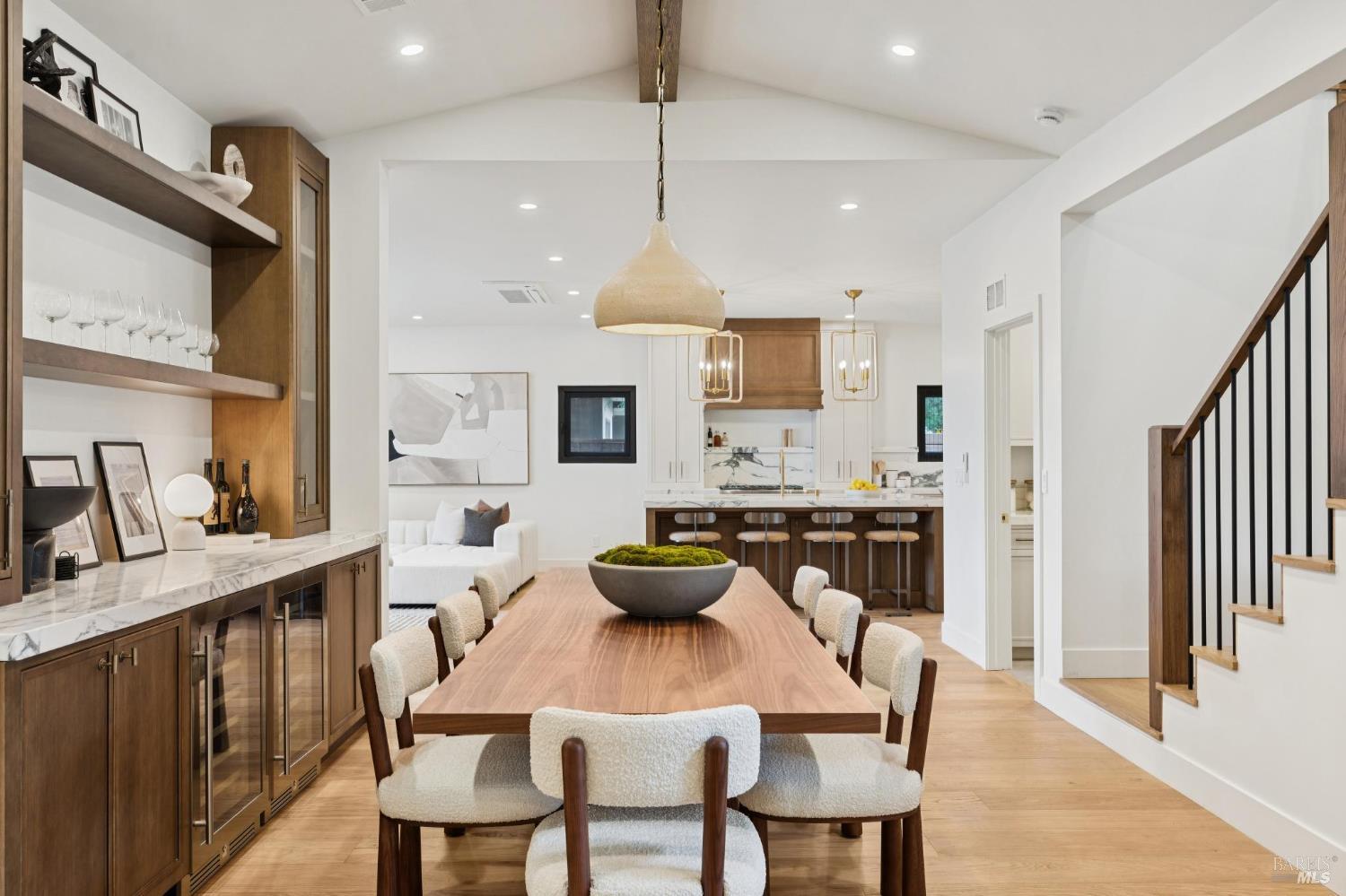 1860 McKinley Road Napa, CA 94558 - Photo 38 of 89 a kitchen with stainless steel appliances granite countertop a kitchen island a table and chairs