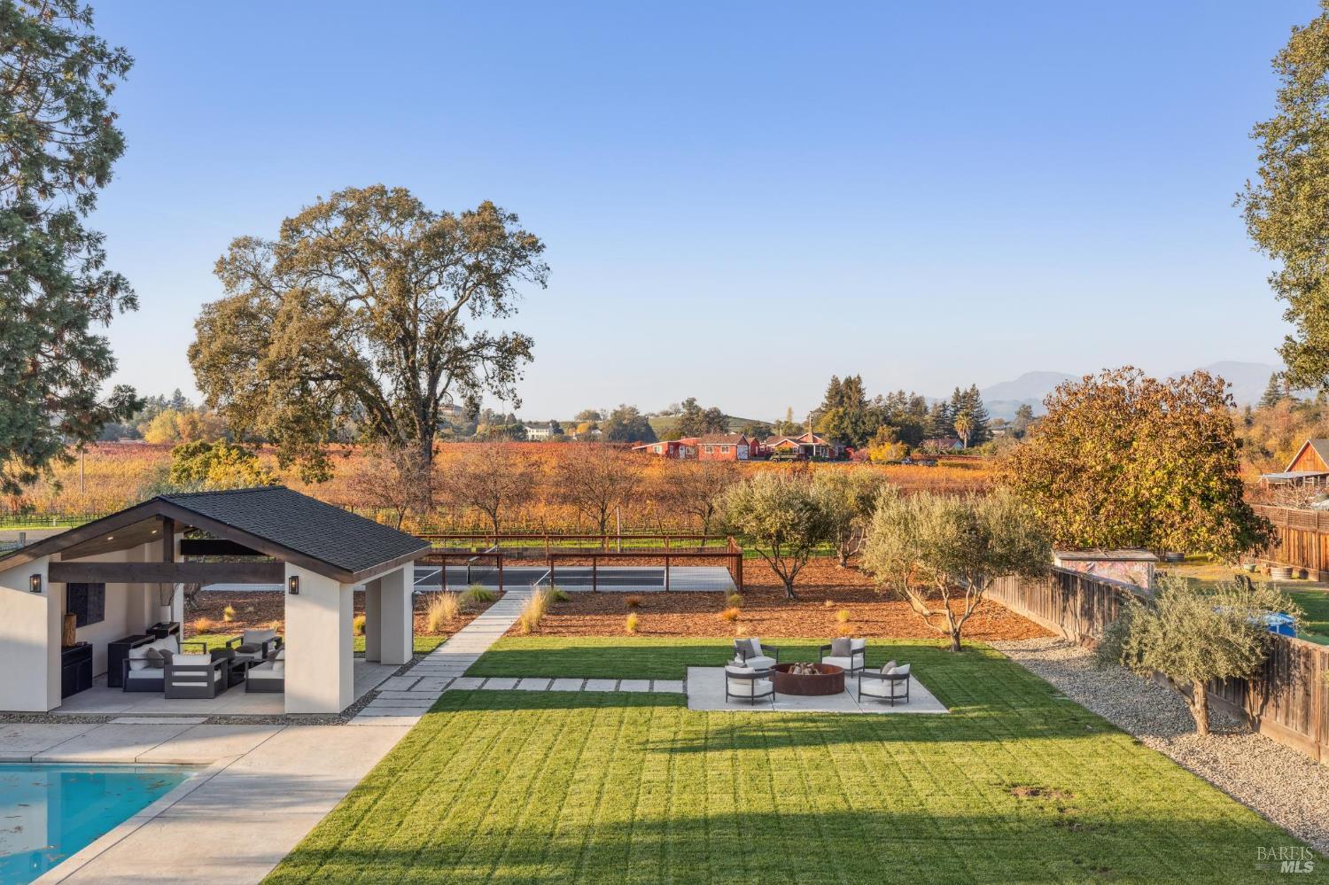 1860 McKinley Road Napa, CA 94558 - Photo 85 of 89 a view of a house with yard swimming pool and outdoor space