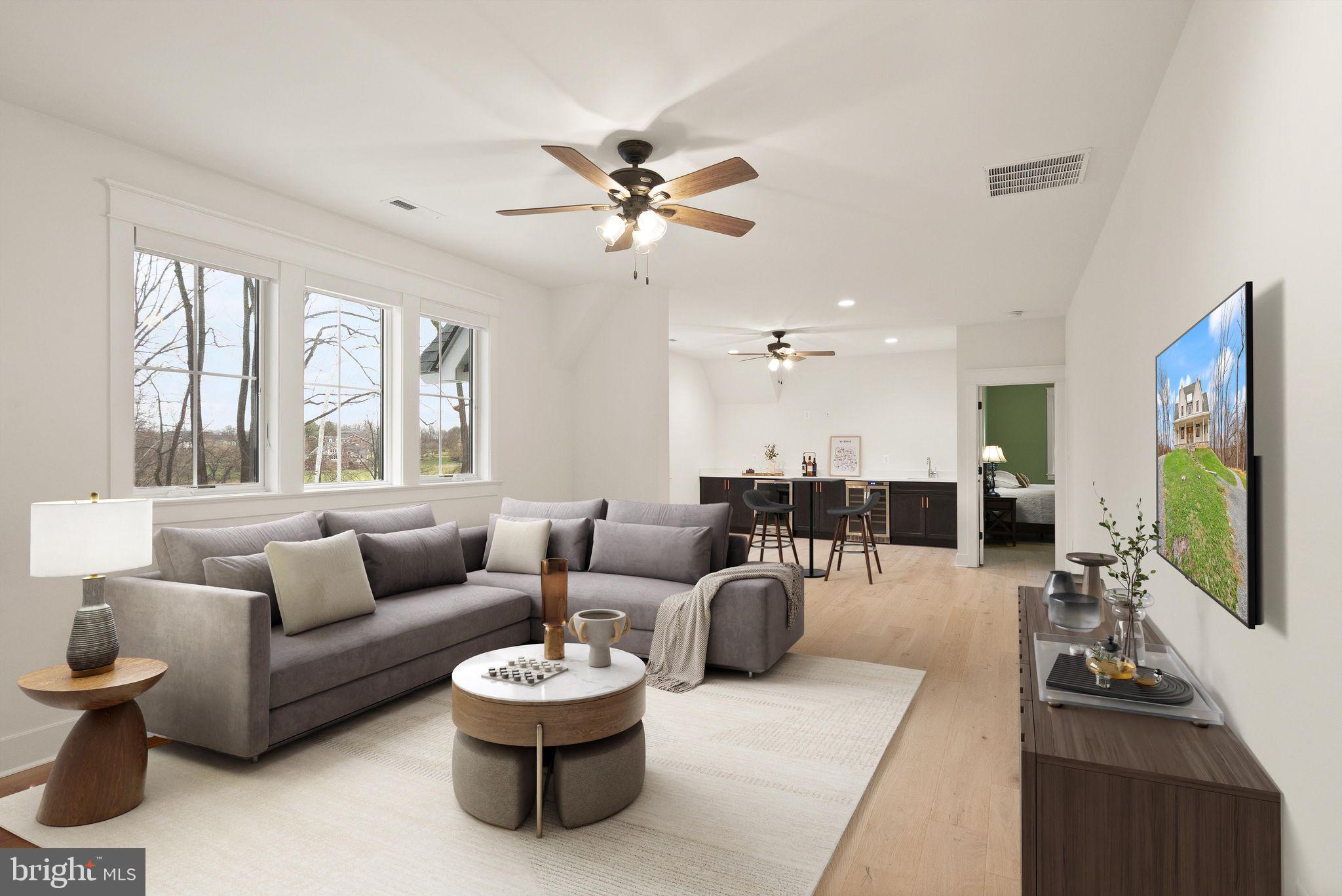 17819 Yatton Road Round Hill, VA 20141 - Photo 45 of 92 Virtually Staged Upper Family & Media Room