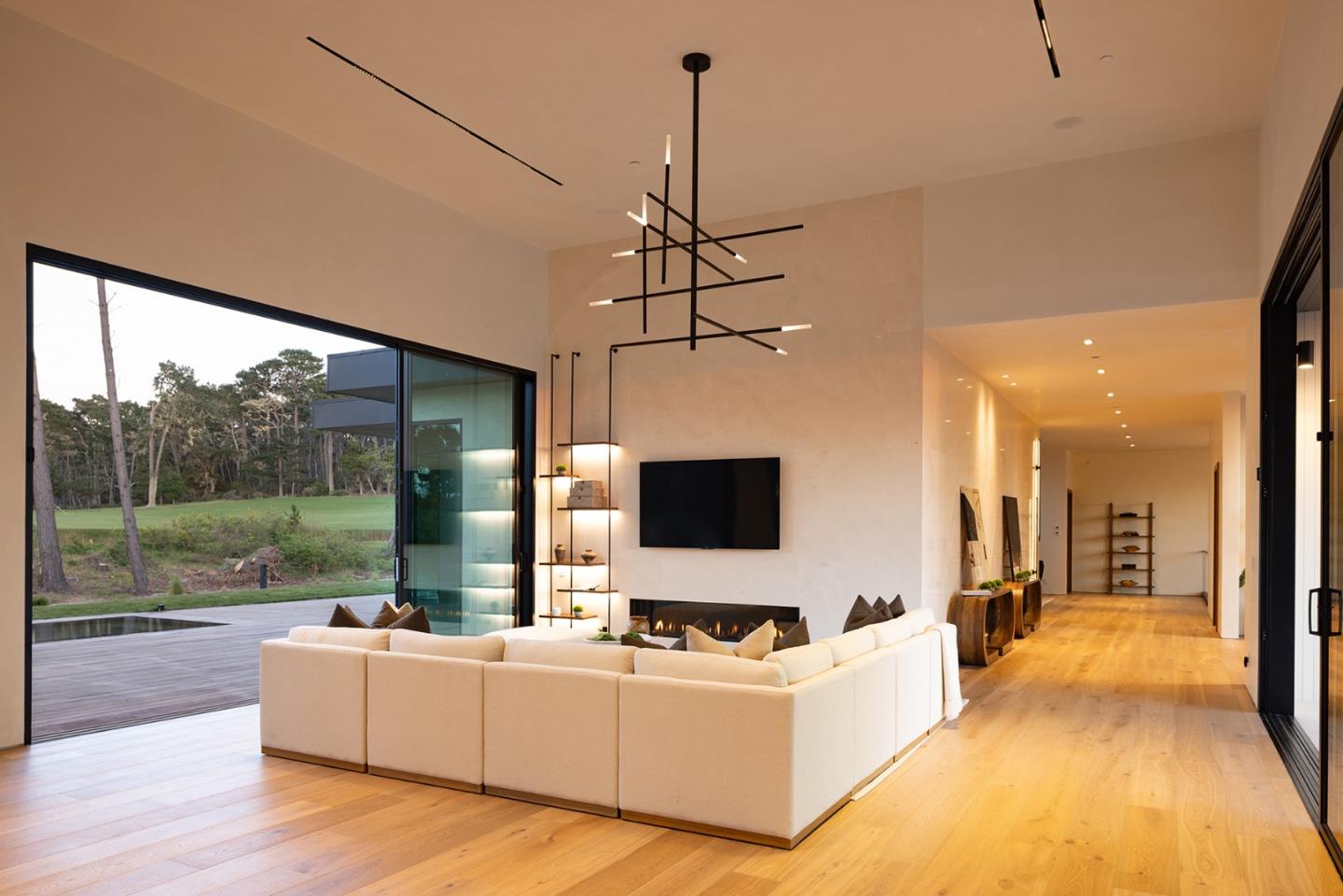 31 Poppy Lane Pebble Beach, CA 93953 - Photo 6 of 45 a living room with furniture and a flat screen tv