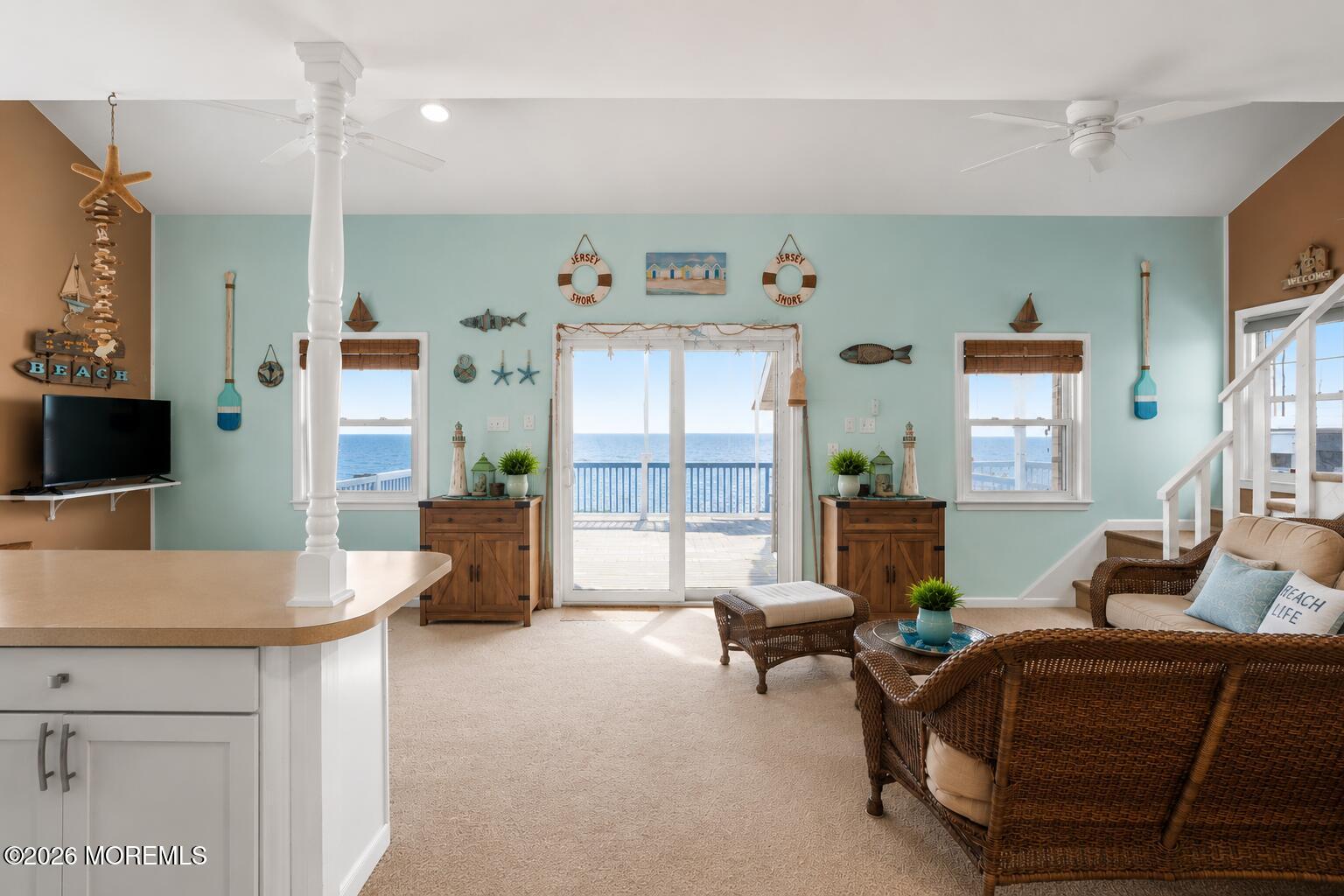 246 Cove Road Newport, NJ 08345 - Photo 15 of 21 a living room with furniture and a flat screen tv