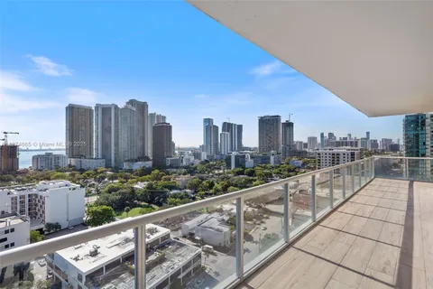 a view of balcony with city view