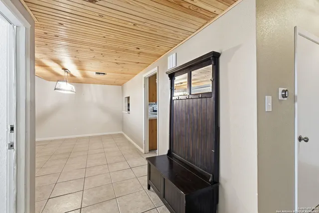 a view of an empty room