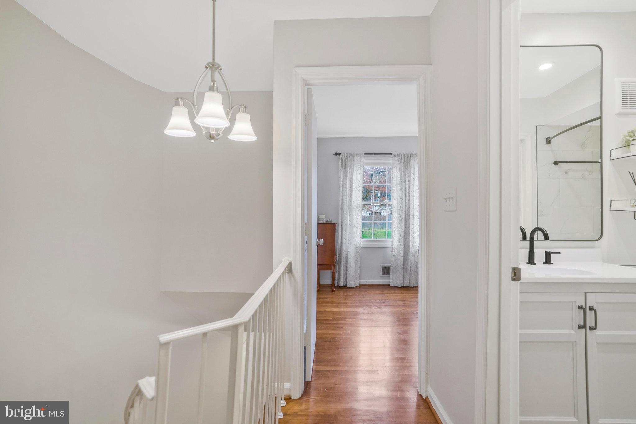 8202 Tory Road, Unit 135 Springfield, VA 22152 - Photo 24 of 63 Upstairs Landing leads to Bedrooms and Bathrooms