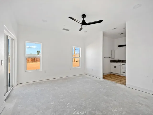 a view of empty room