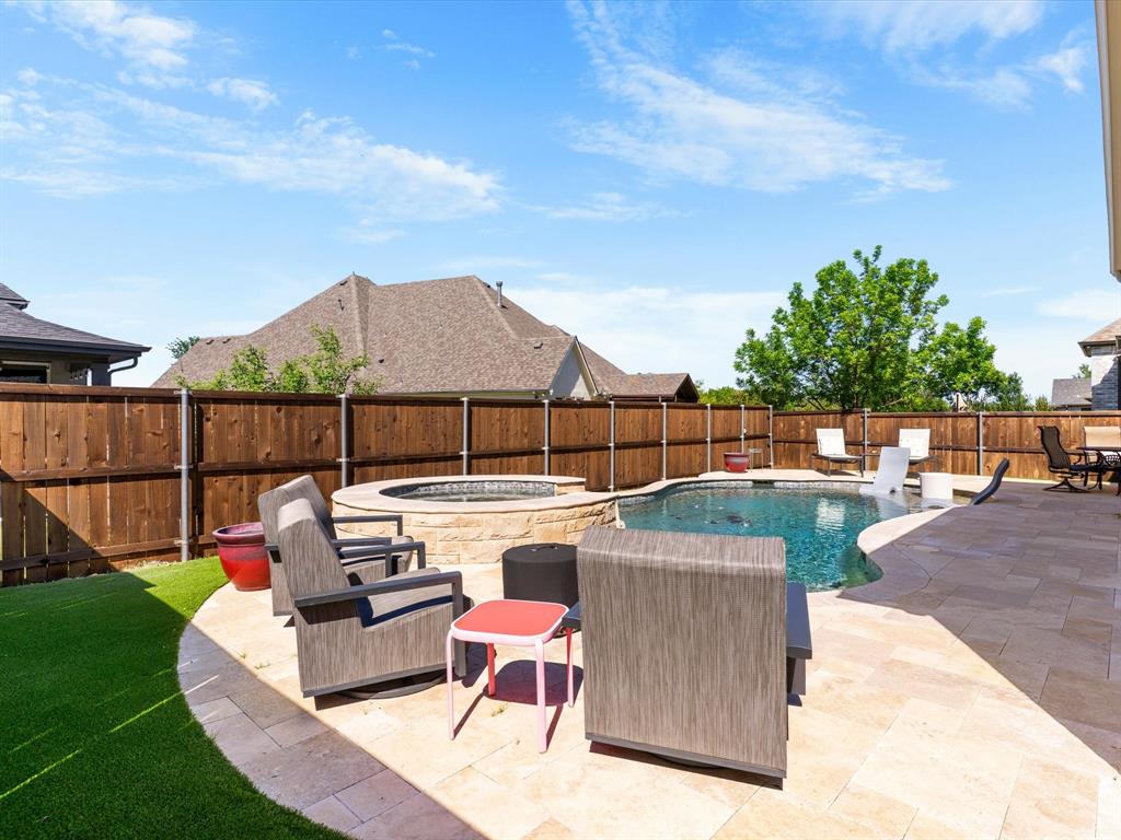 1630 Pebblebrook Lane Prosper, TX 75078 - Photo 35 of 40 a outdoor view with a sitting space