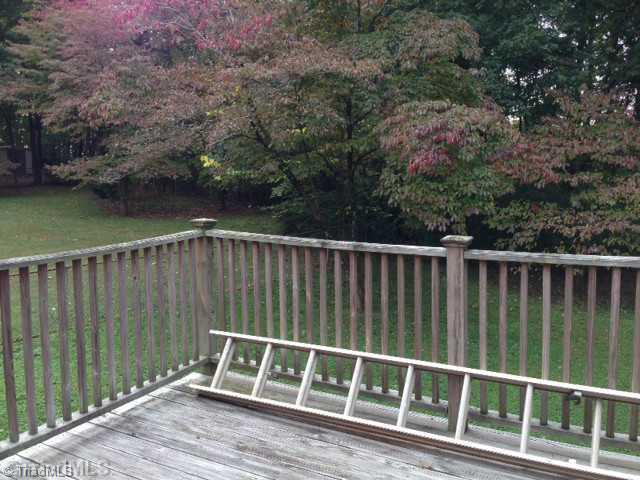2430 Farmbrook Road Winston-Salem, NC 27103 - Photo 15 of 16 Exterior Back. Large deck overlooking back yard, great for grilling