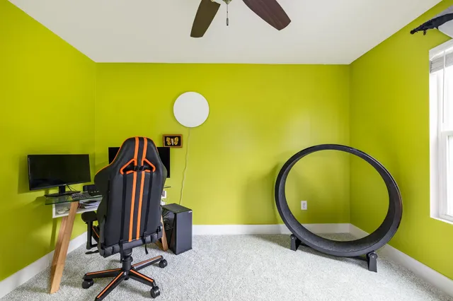 a view of a swimming pool with a window