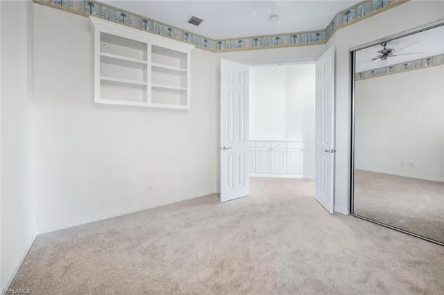 a view of an empty room