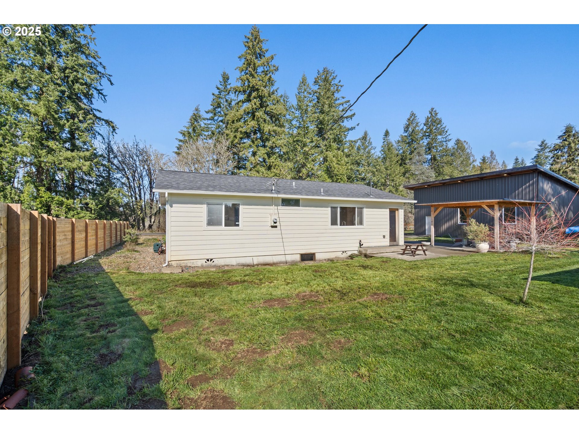 118 Eadon Road Toledo, WA 98591 - Photo 26 of 42 a view of a house with backyard and garden