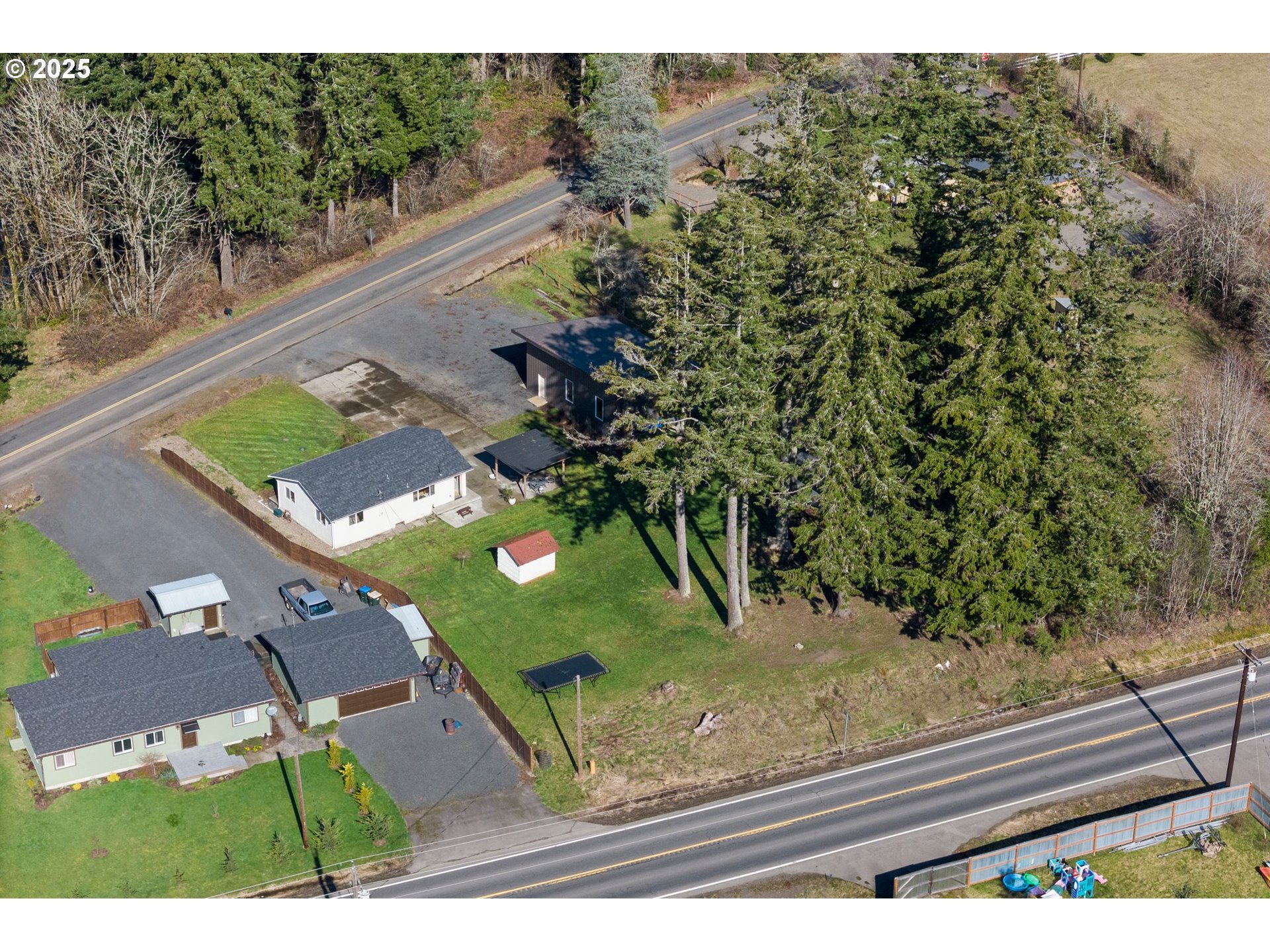 118 Eadon Road Toledo, WA 98591 - Photo 42 of 42 an aerial view of a yard