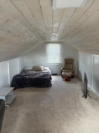 a car parked in a room