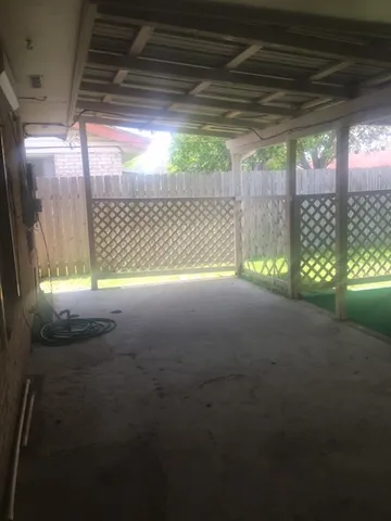 a view of empty room