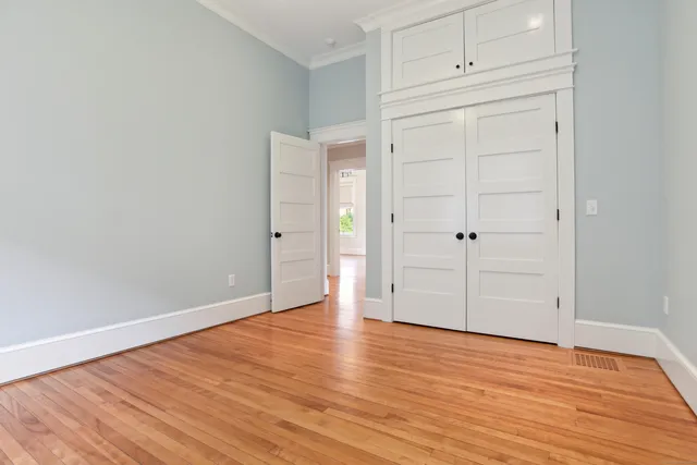 wooden floor in an empty room