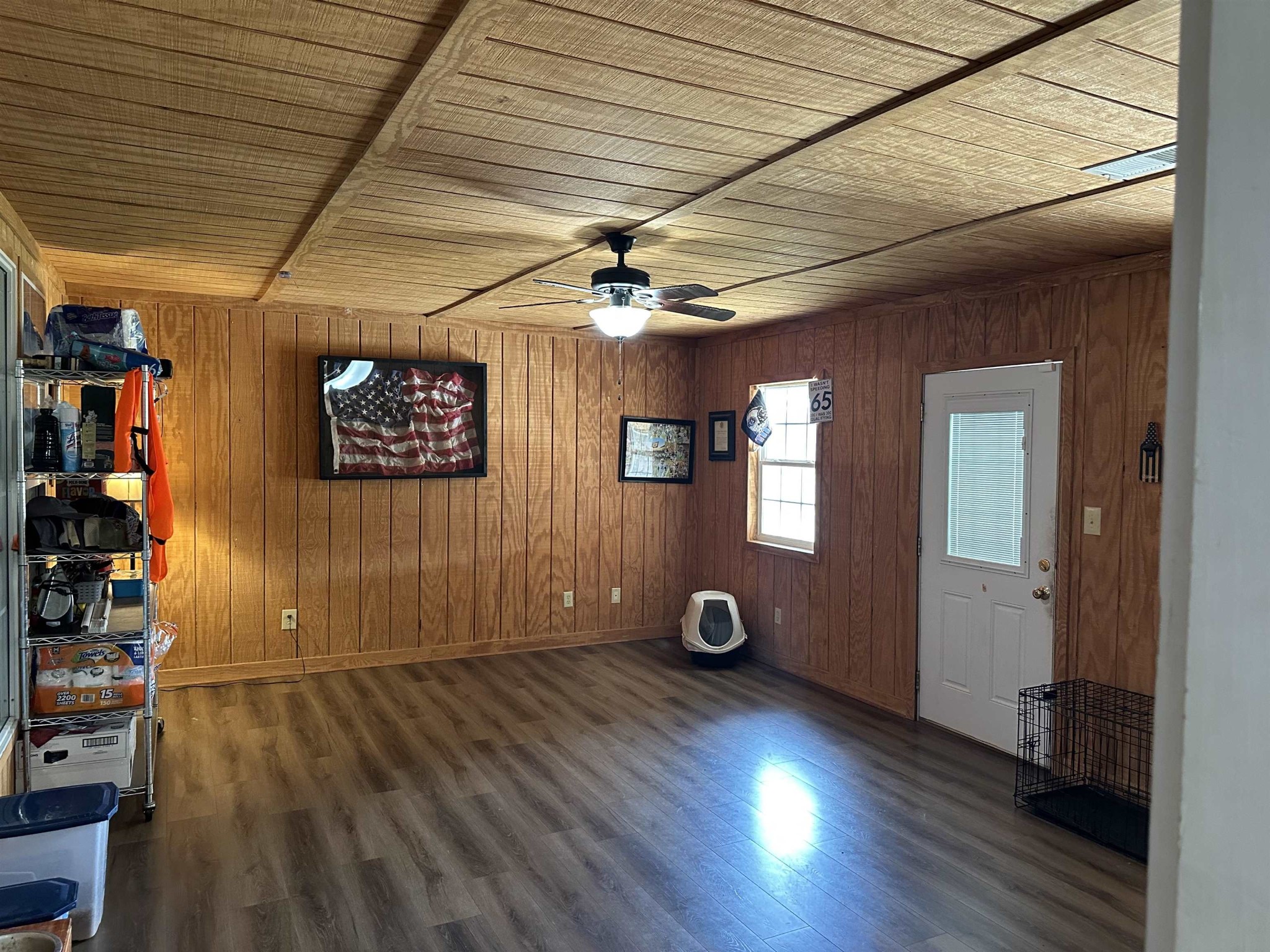 58 Bowman Loop Beech Bluff, TN 38313 - Photo 34 of 40 an empty room with wooden floor and windows