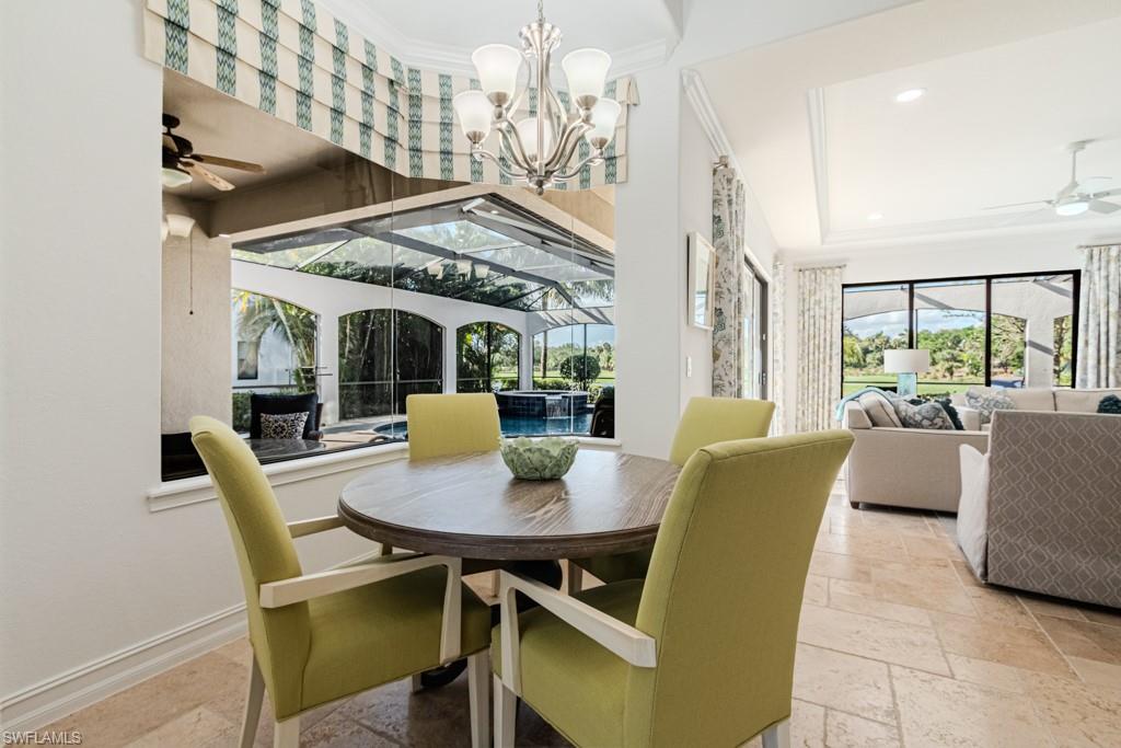 3273 Runaway Lane Naples, FL 34114 - Photo 14 of 45 a view of a dining room with furniture window and outside view