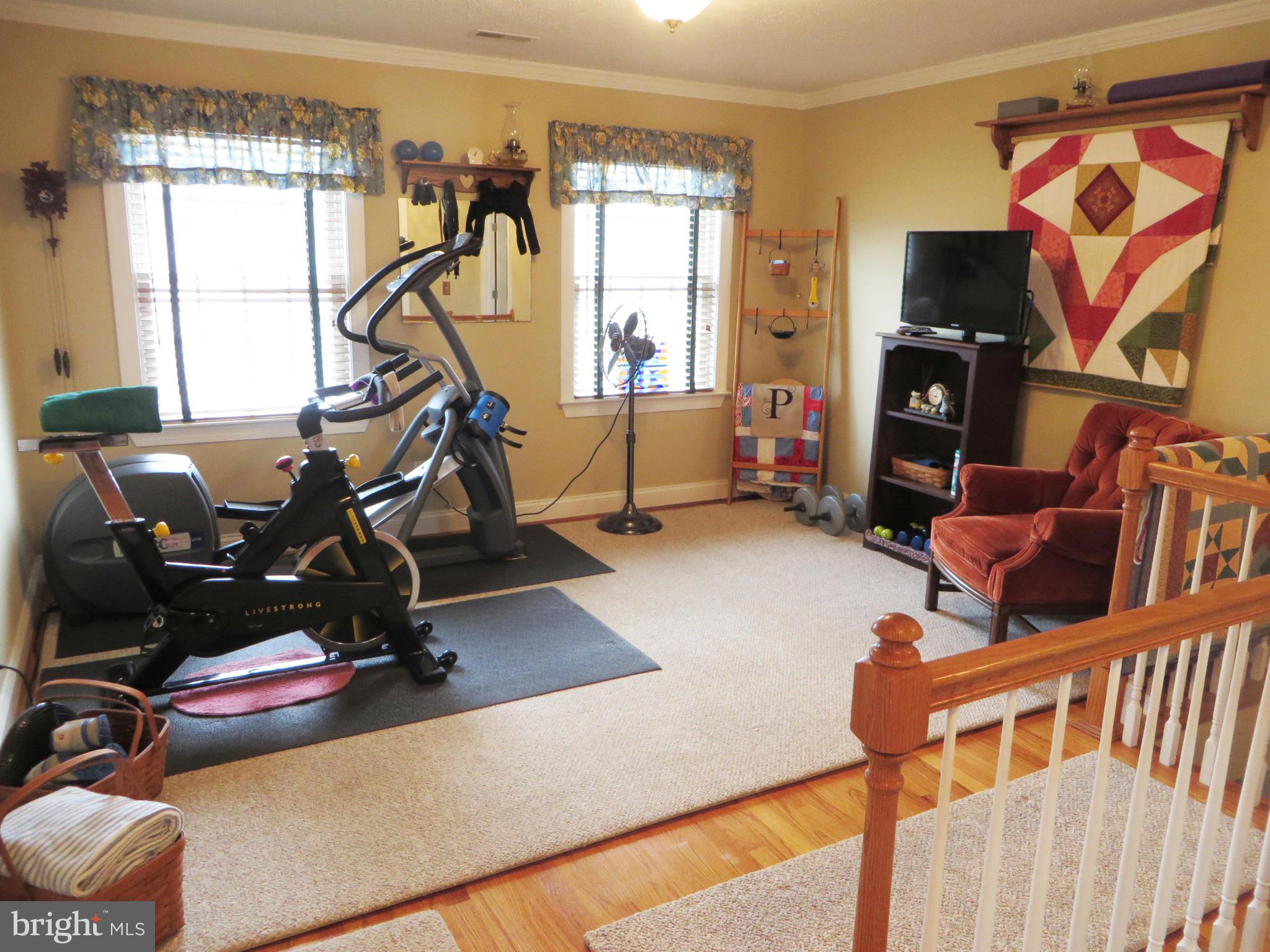 16745 St Jeromes Neck Road Dameron, MD 20628 - Photo 20 of 30 Loft makes a great exercise area