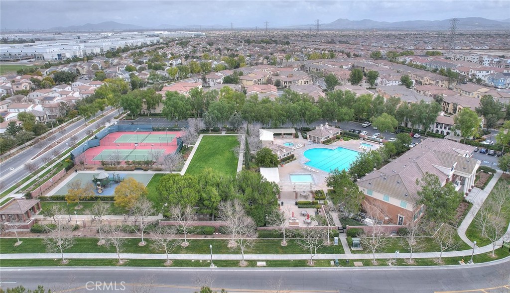 8150 West Preserve Loop Chino, CA 91708 - Photo 35 of 51 an aerial view of residential houses with outdoor space and parking