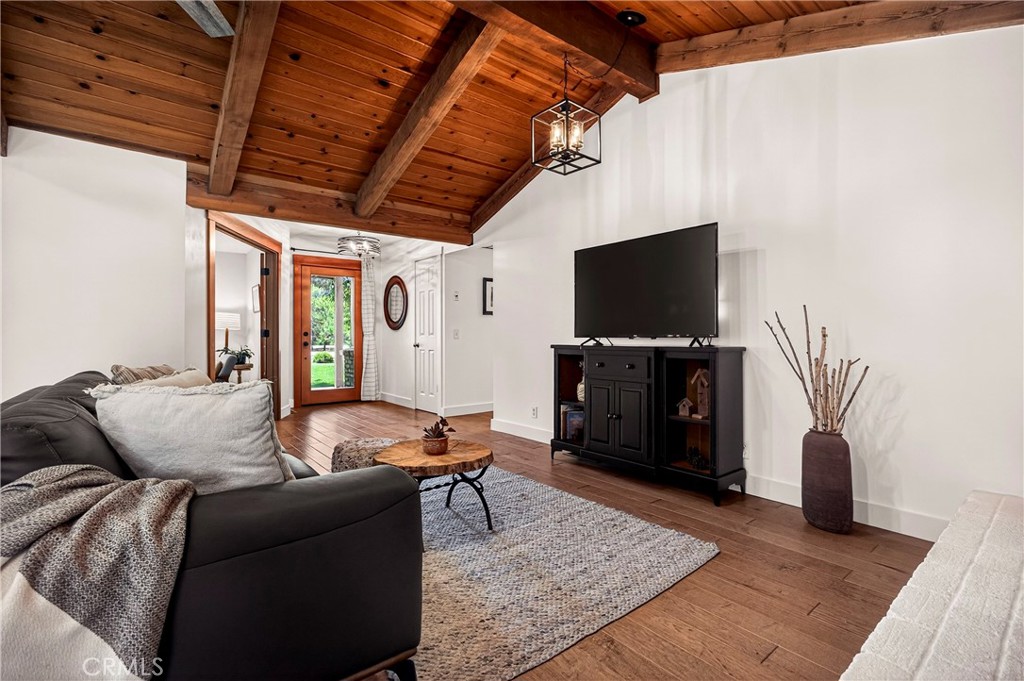 9488 Cummings Road Durham, CA 95938 - Photo 13 of 72 Family Room with beautiful vaulted wood ceilings