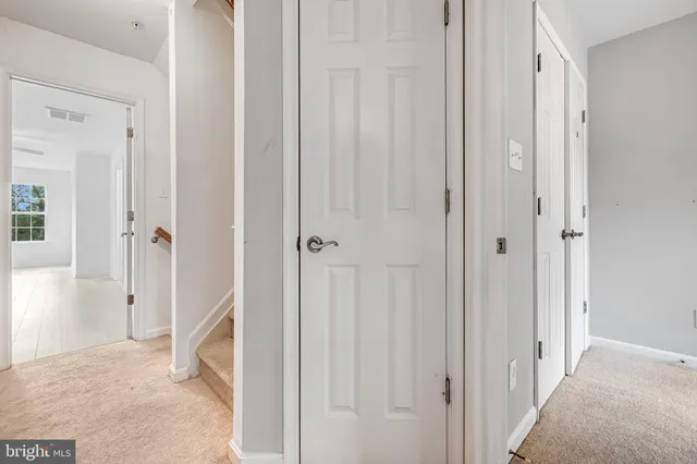 a view of a bathroom from a bathroom