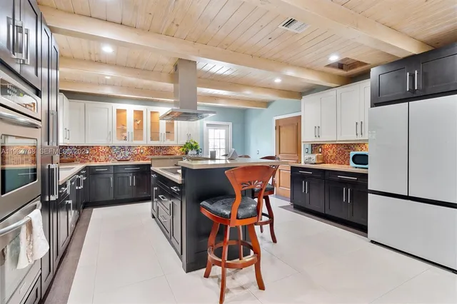 a very nice looking room with a large window