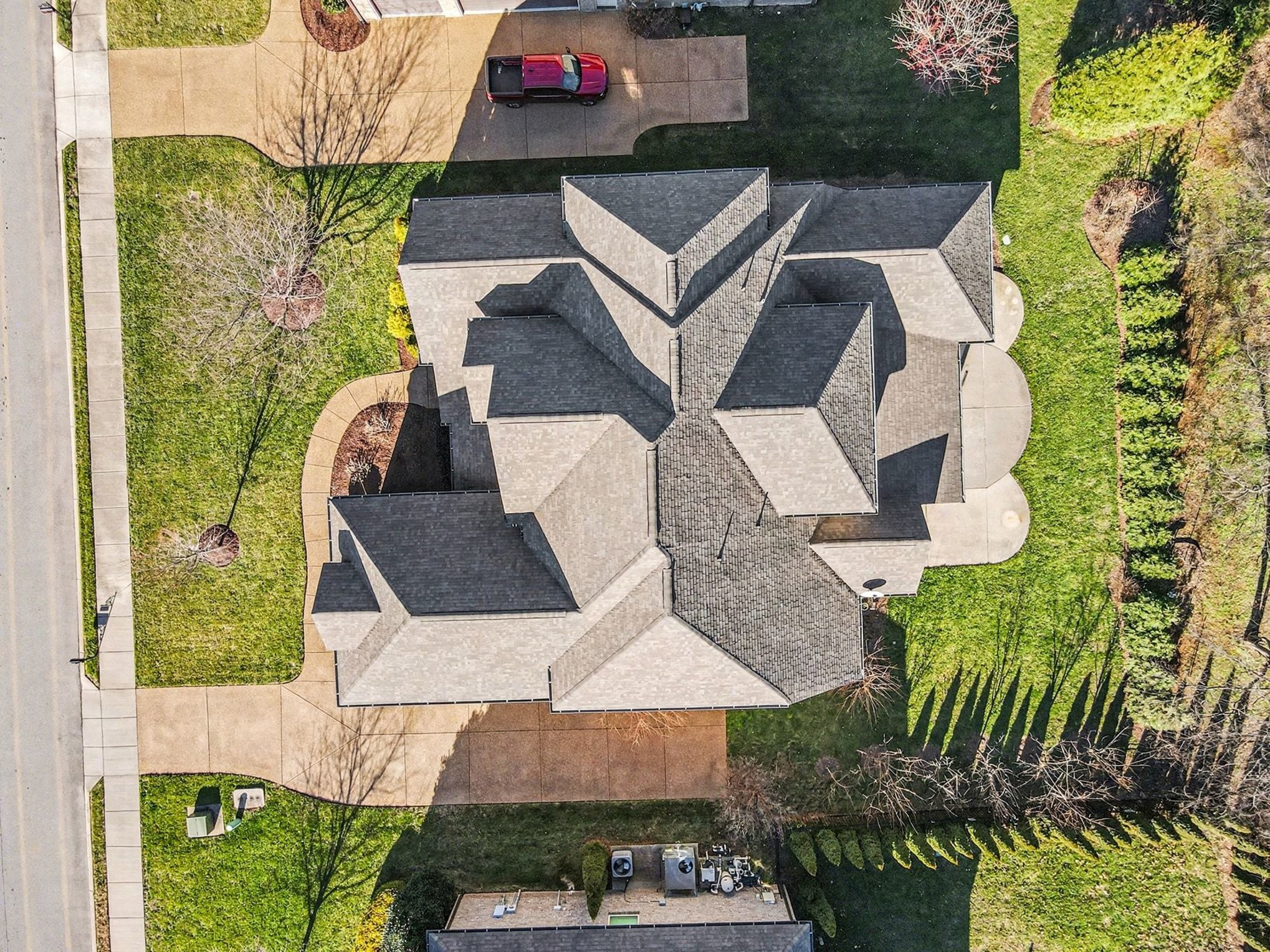 2015 Autumn Ridge Way Spring Hill, TN 37174 - Photo 40 of 42 an aerial view of a house with a yard