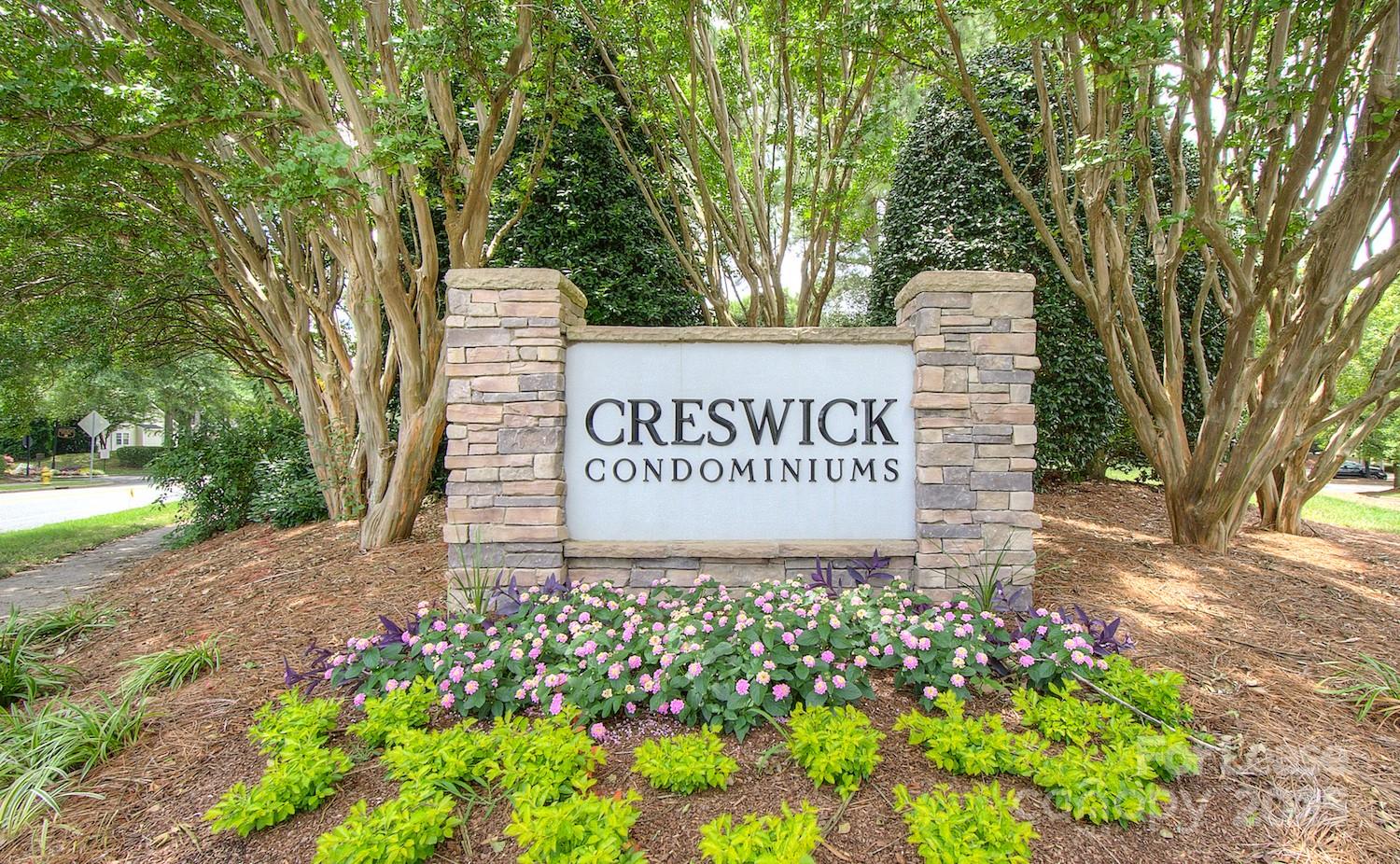 2555 Stockbridge Drive, Unit C Charlotte, NC 28210 - Photo 19 of 19 a sign on the side of the road