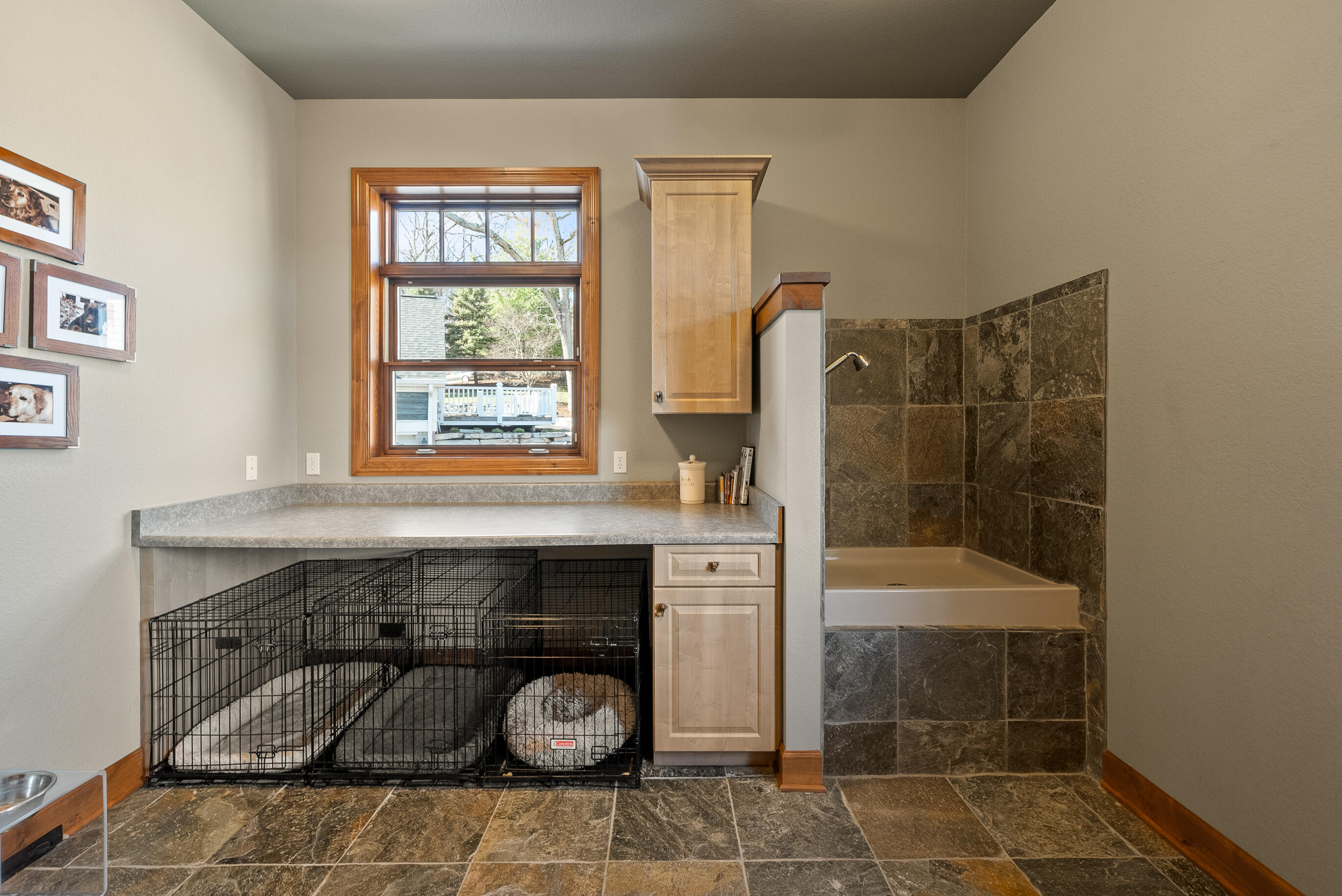 W5539 Oak Park Road La Grange, WI 53121 - Photo 9 of 46 Crate and dog bathing room