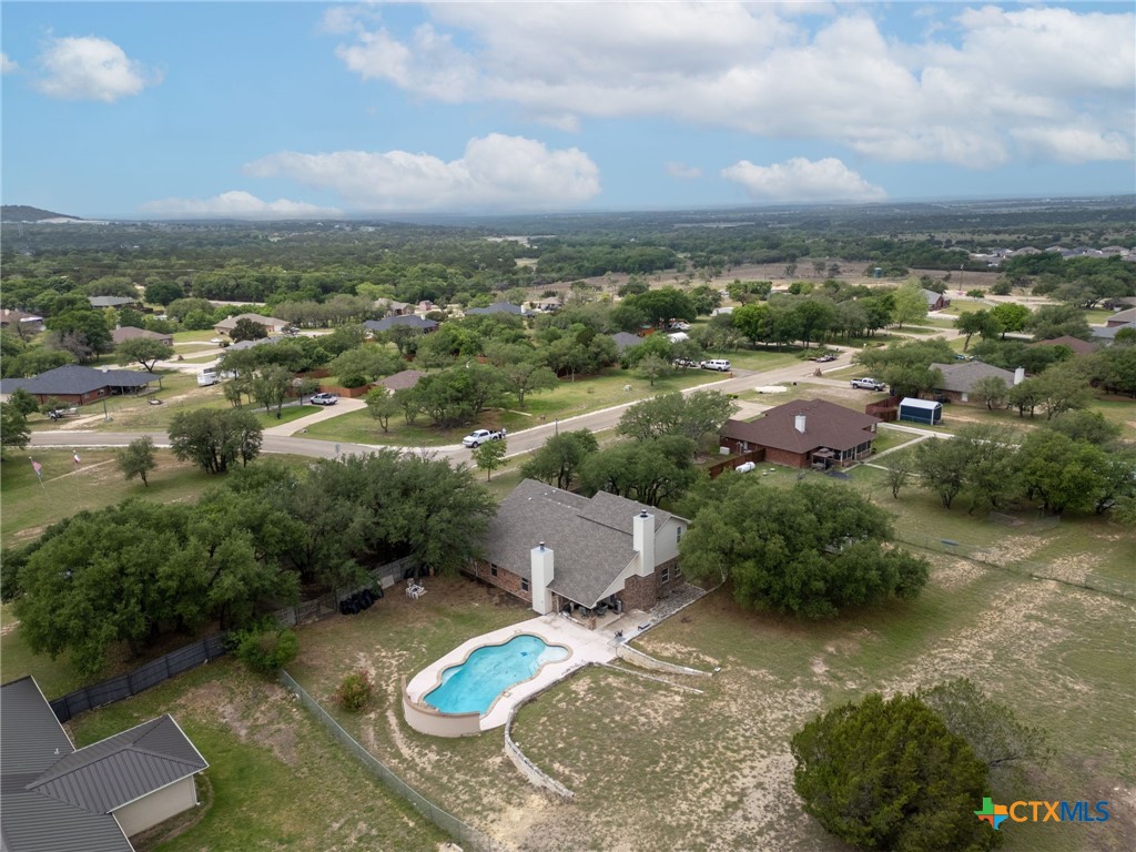 812 Taylor Creek Road Copperas Cove, TX 76522 - Photo 44 of 44 an aerial view of a house with a garden