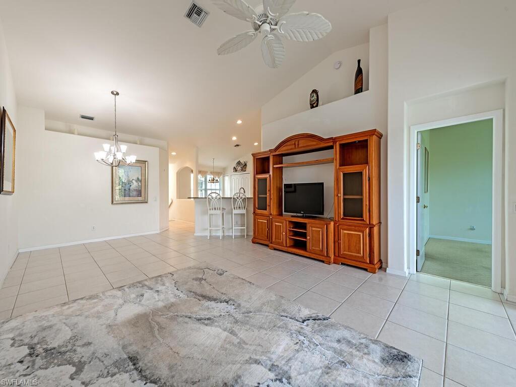 9351 Spring Run Boulevard, Unit 3203 Estero, FL 34135 - Photo 7 of 14 Great room/ dining area - open to the kitchen