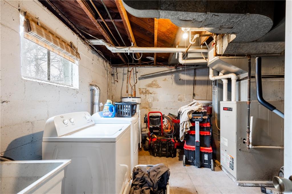 3958 Monroeville Boulevard Monroeville, PA 15146 - Photo 19 of 29 a utility room with dryer washer and other items