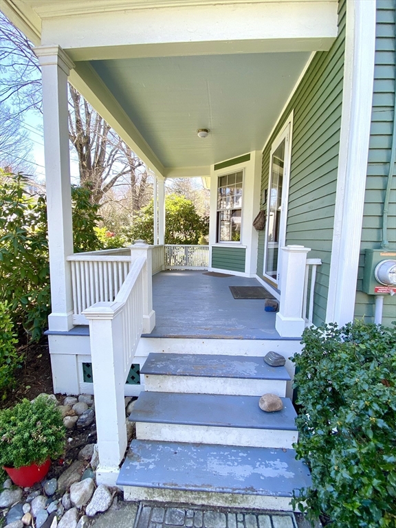 14 Nutting Avenue Amherst, MA 01002 - Photo 3 of 41 a view of entryway with a flower garden