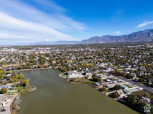 12958 South 300 East Draper, UT 84020 - Photo 22 of 38 Aerial perspective of suburban area featuring a water and mountain view