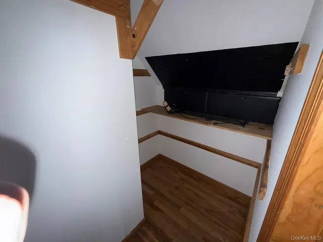 a view of walk in closet