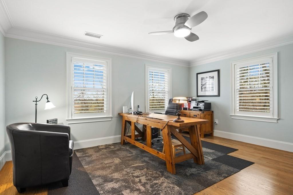 6 Johnson Road Winchester, MA 01890 - Photo 26 of 42 a view of a workspace with furniture and a window