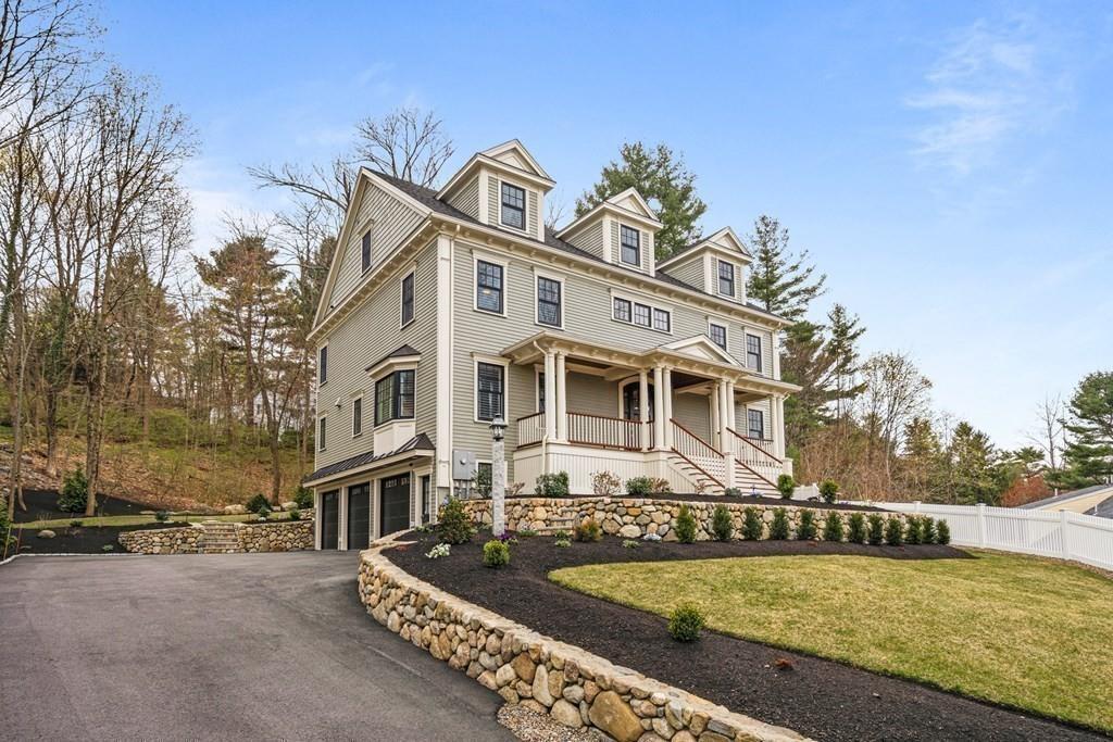 6 Johnson Road Winchester, MA 01890 - Photo 38 of 42 a front view of a house with garden