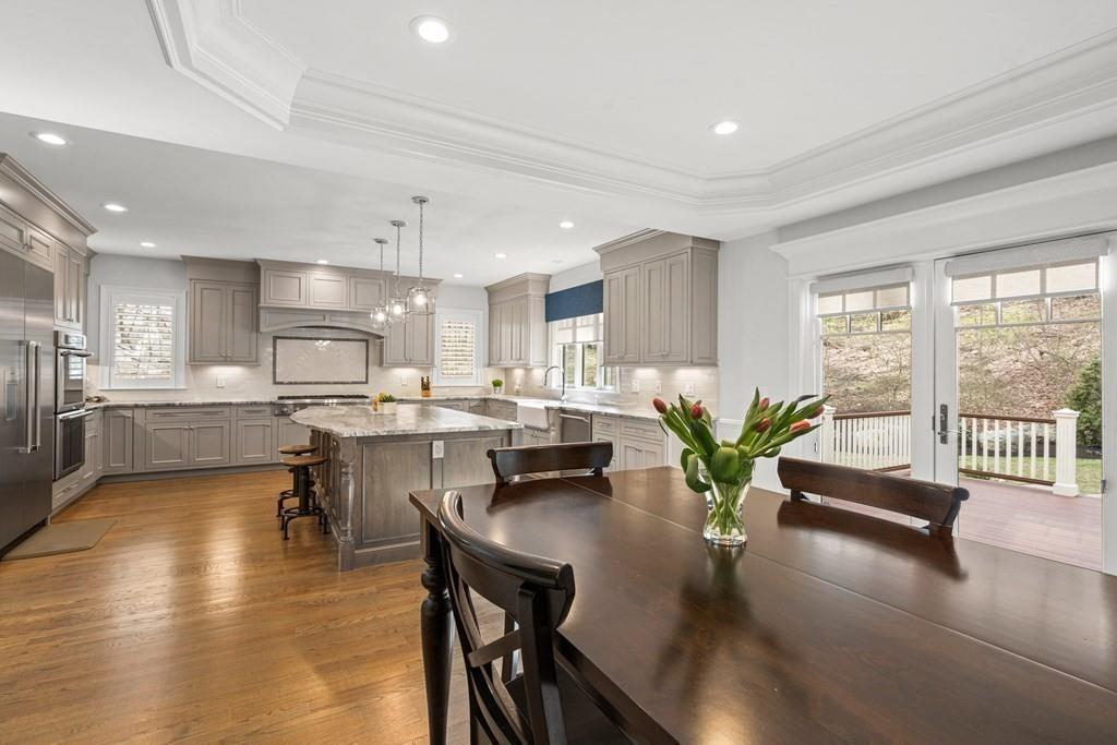 6 Johnson Road Winchester, MA 01890 - Photo 9 of 42 a kitchen with counter top and living room