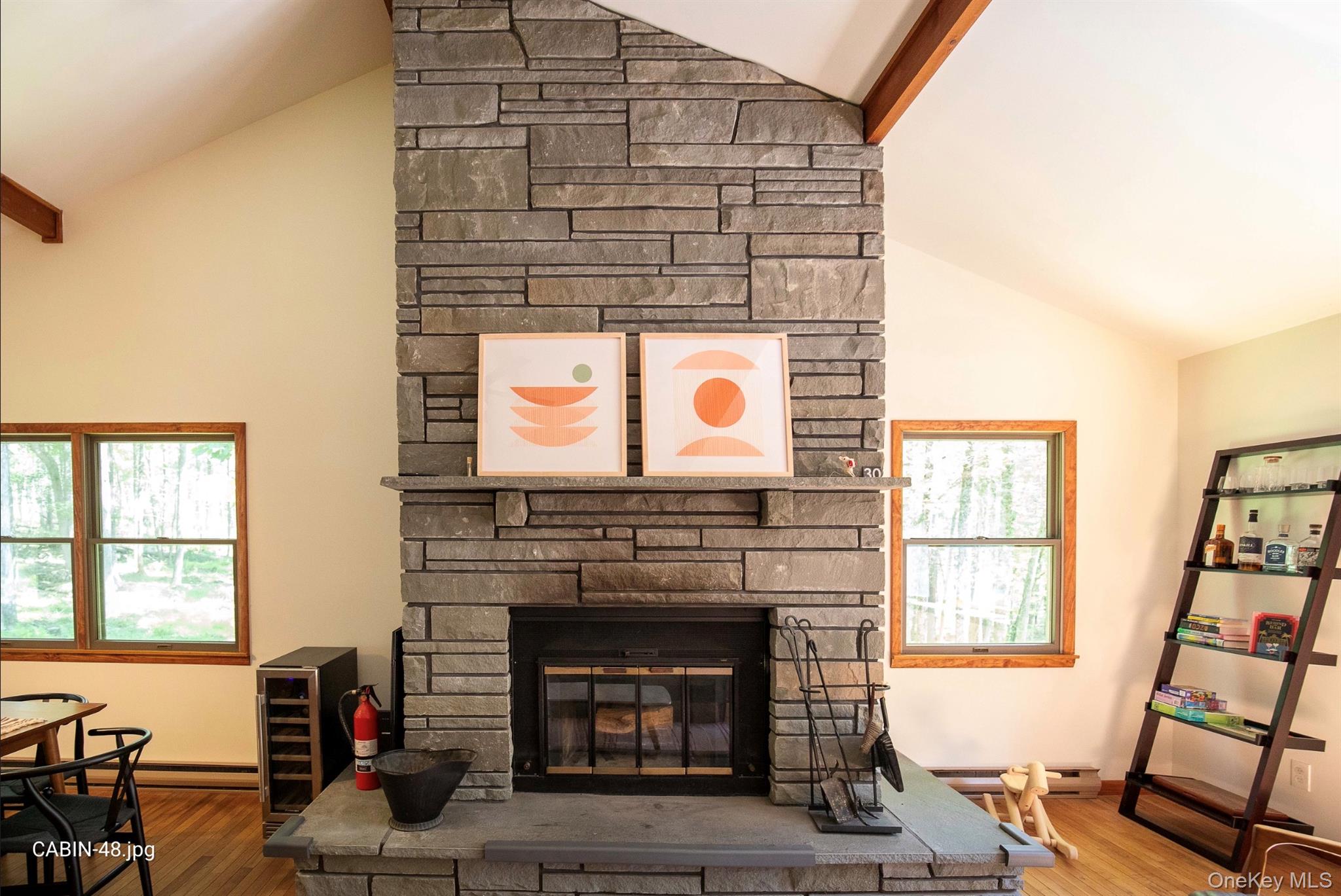 30 Woods Road Barryville, NY 12719 - Photo 10 of 21 Stone fireplace