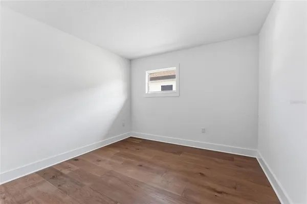 wooden floor in an empty room