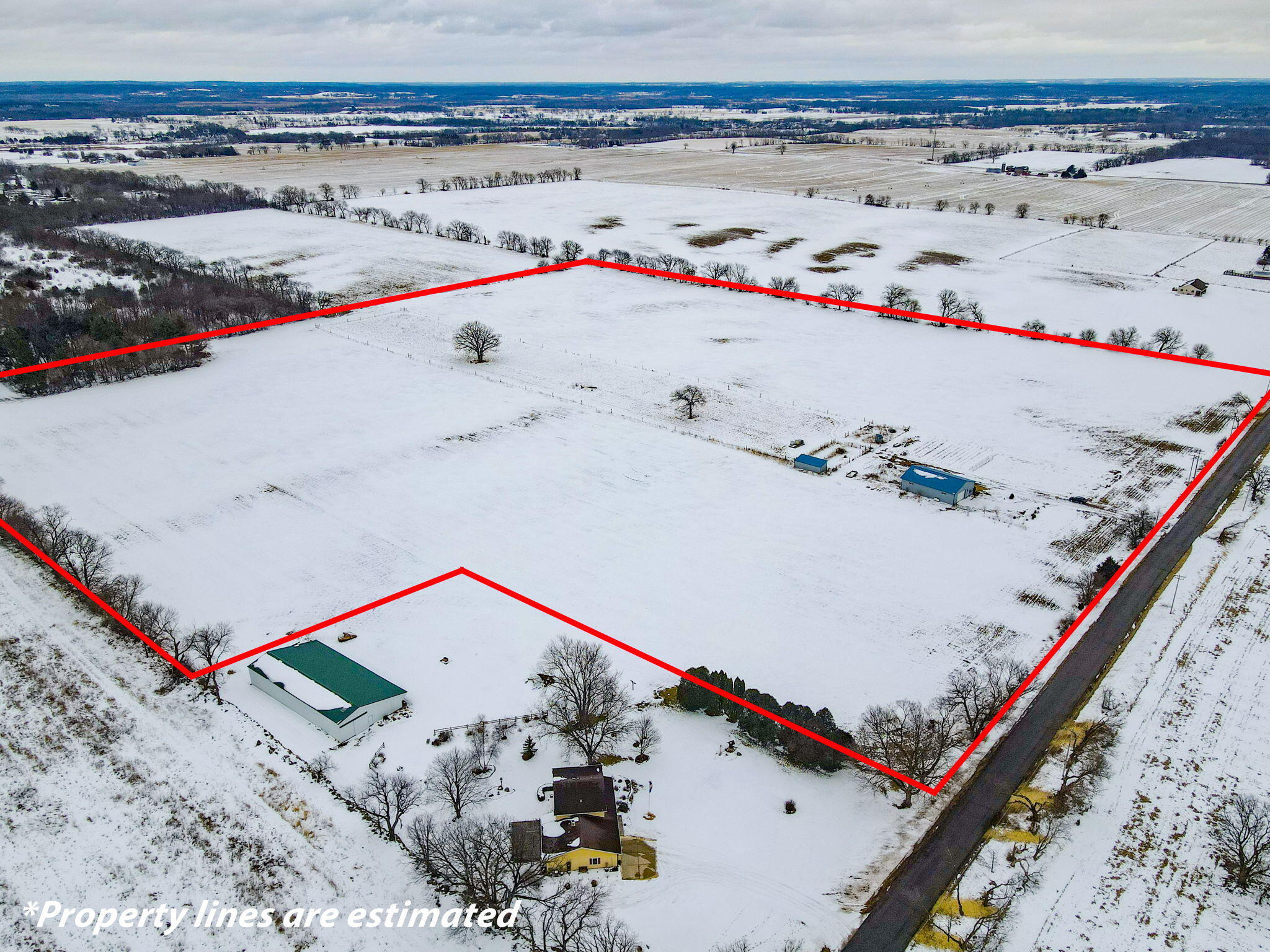 N2650 Hardscrabble Road Dousman, WI 53118 - Photo 7 of 18 Aerial 10