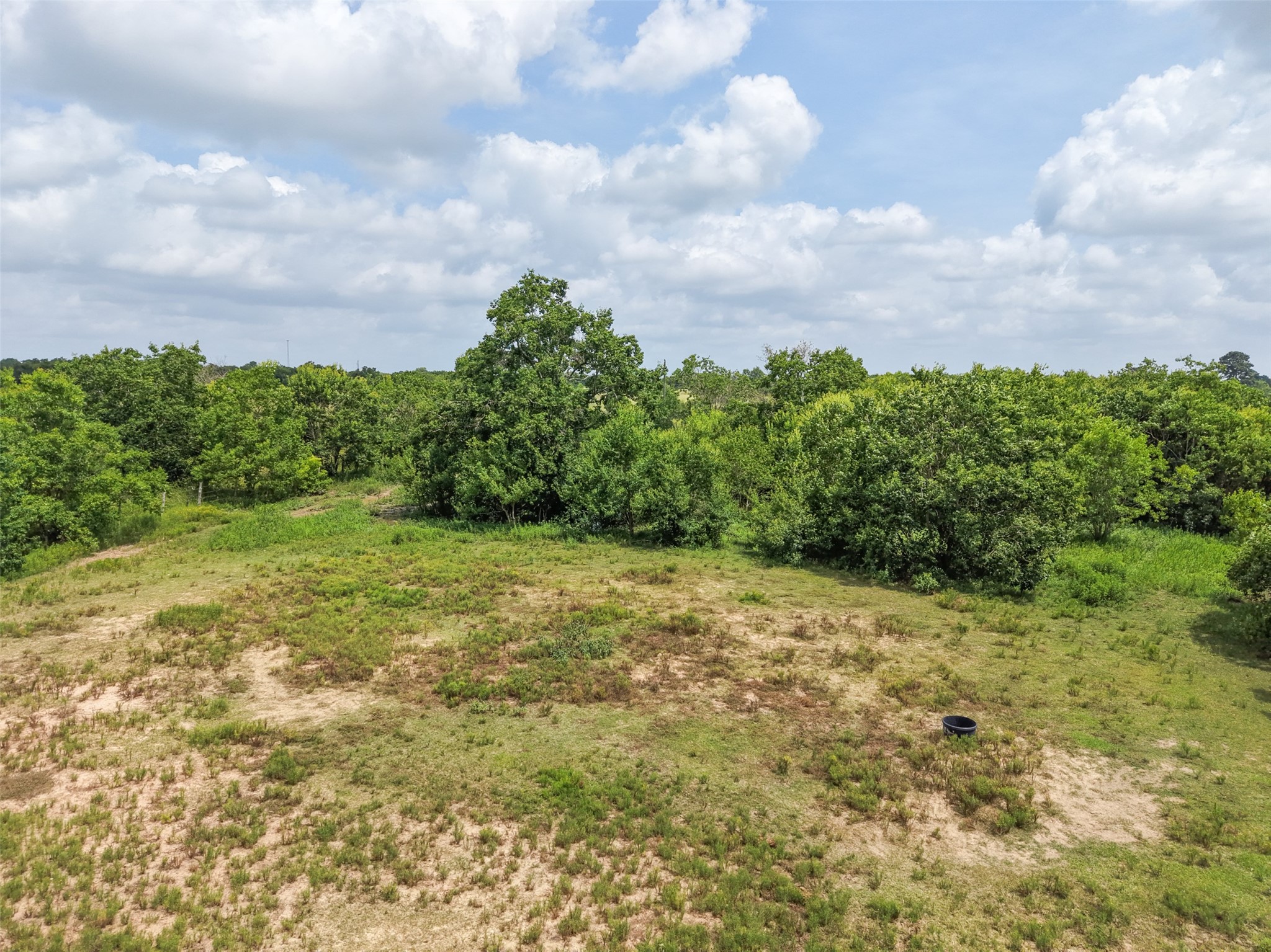 34366 Owens Road Hempstead, TX 77445 - Photo 33 of 46 Open area with mature trees and natural surroundings, offering additional usable space for recreation, gardening, livestock, or future improvements.